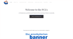 Desktop Screenshot of pcea.org.au