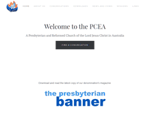 Tablet Screenshot of pcea.org.au